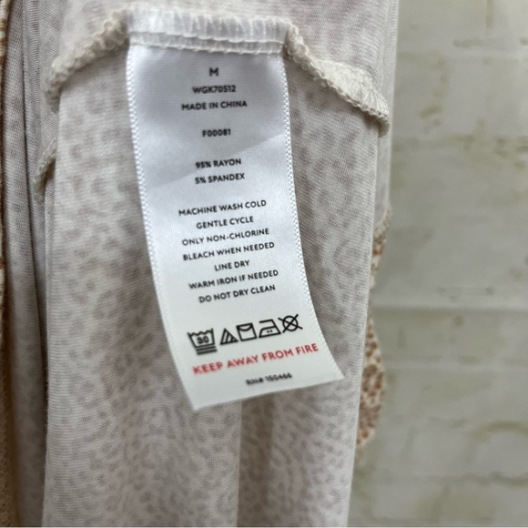 Awhile Tan Animal Print Night Sleep Gown Stitch Fix - Picture 7 of 12